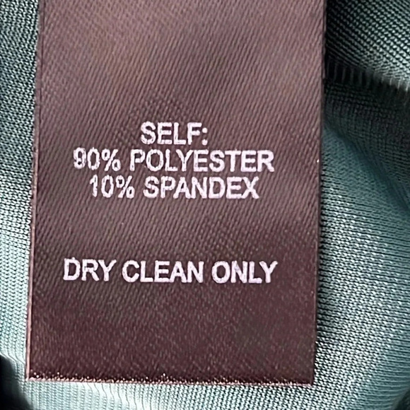 Lulus Amour Teal Green Luxe Stretch Velvet High-Low Wrap Dress V-Neck Size M - Picture 13 of 15